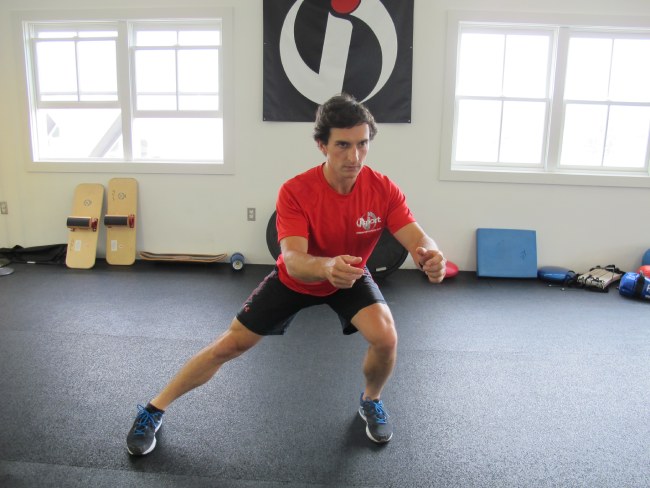 side lunge exercise